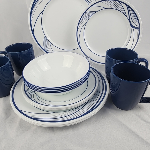 ♻️ Corelle Vive Flo One (Replacement) Places Setting 4-Pc Set - Picture 6 of 7